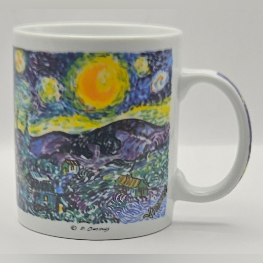 Chaleur Masters Collection Van Gogh Starry Night Art Mug by D. Burrows